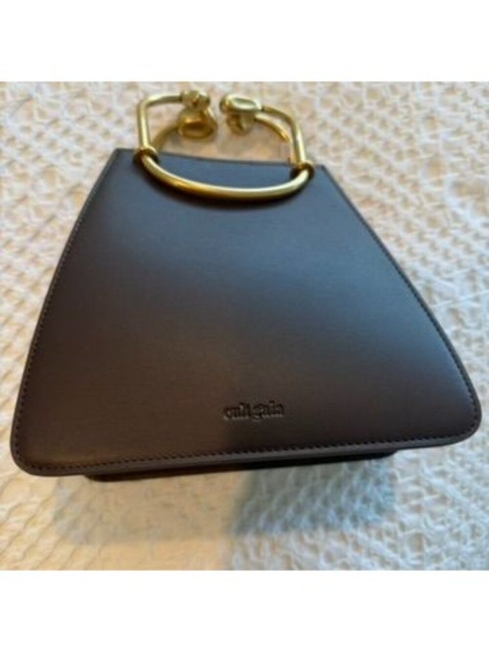 CULT GAIA Smooth Leather Maxine Sculptural Mini Bag NWT - Picture 4 of 7